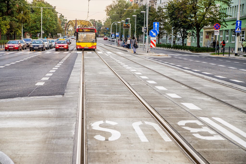 fot. Skanska - gumowy aslaft we Wrocławiu